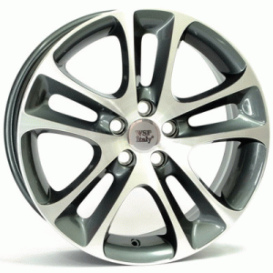 Литі диски WSP Italy W1255 R18 5x108 7.5 ET52 DIA65.1 Anthracite Polished
