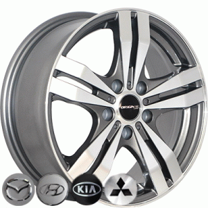 Литі диски Zorat Wheels (ZW) 348 R16 5x114,3 6.5 ET46 DIA67.1 MK-P