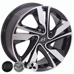 Литі диски Zorat Wheels (ZW) BK813 R16 5x114,3 6.5 ET46 DIA67.1 BP(арт.5-21-29314)