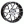 литі диски AUTEC Hexano (black matt polished) R18 5x114,3 фото