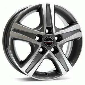 Литые диски Borbet CWD R17 5x112 7 ET51 DIA66.6 Anthracite Polished(арт.57-221-81678)