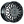 Disk диски Ronal LSX (jet black front diamond cut) R16 5x114,3