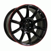 литі Off Road Wheels OW1012 (GLOSSY BLACK RED LINE RIVA RED)