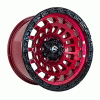 литі Off Road Wheels OW1025 (RED BLACK LIP BLACK RIVETS)