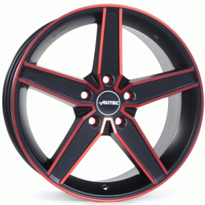 Литые диски AUTEC Delano R19 5x112 8 ET45 DIA70.1 matt black red anodized(арт.83-223-97914)