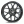 литые диски AUTEC Hexano (black metallic) R17 4x100 фото