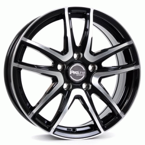 Литые диски ProLine Wheels PXV R16 4x100 6.5 ET38 DIA63.4 BLACK POLISHED(арт.83-282-89407)