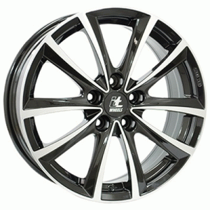 Литые диски IT Wheels Elena R16 5x98 6.5 ET39 DIA58.1 gloss black polished