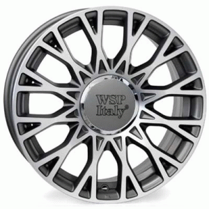 Литі диски WSP Italy W162 R15 5x98 6 ET39 DIA58.1 Anthracite Polished(арт.25-172-25311)