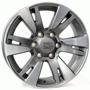 Литые диски WSP Italy W1765 R18 6x139,7 7.5 ET25 DIA106.1 Anthracite Polished(арт.25-172-20933)