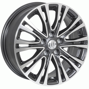 Литые диски ZF TL1358NW R16 5x105 6.5 ET39 DIA56.6 DarkGMF(арт.5-218-129582)