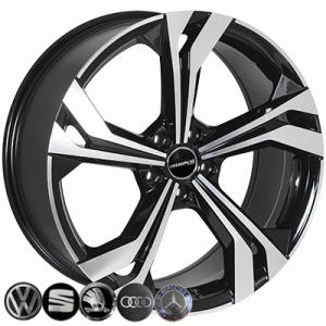 Литі диски Zorat Wheels (ZW) BK5873 R20 5x112 8.5 ET35 DIA66.6 BP(арт.5-21-134154)