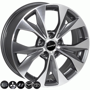 Литые диски Zorat Wheels (ZW) BK606 R17 5x114,3 7 ET45 DIA67.1 GP(арт.5-21-136004)
