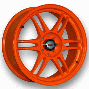 Литые диски Kosei K1 R17 5x100 7 ET42 DIA73.1 Neon Orange(арт.19-23-23029)